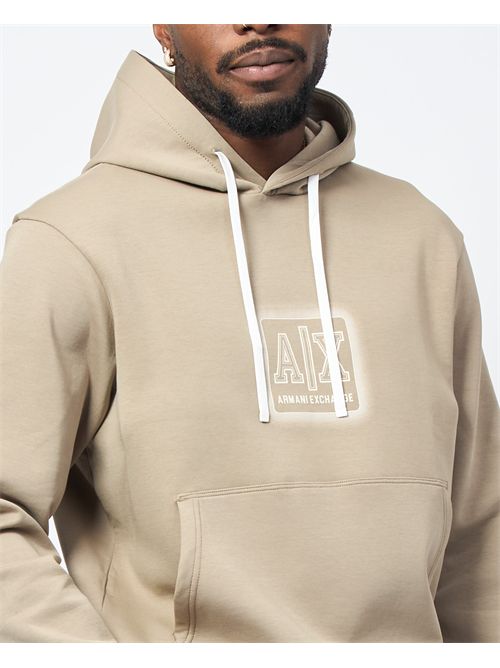 Sweat à capuche AX pour homme avec logo ARMANI EXCHANGE | XM000482-AF10818U6167